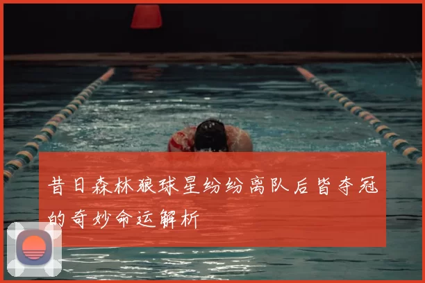 昔日森林狼球星纷纷离队后皆夺冠的奇妙命运解析