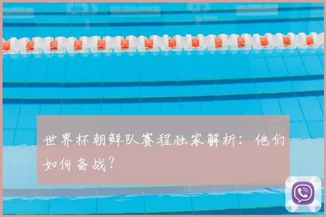 世界杯朝鲜队赛程独家解析:他们如何备战?